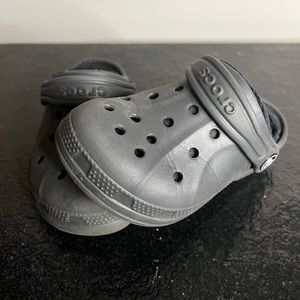 Fur lined crocs